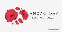 Anzac Day Minimalist Facebook ad Image Preview