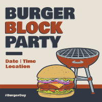 Burger Block Party Linkedin Post Image Preview