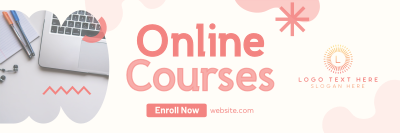 Online Education Courses Twitter header (cover) Image Preview