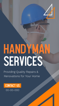 Handyman Services TikTok Video Design