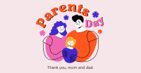 Happy Mommy & Daddy Day Facebook Ad Design
