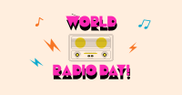 Radio Day Celebration Facebook Ad Design