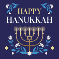 Hanukkah Candles Linkedin Post Image Preview
