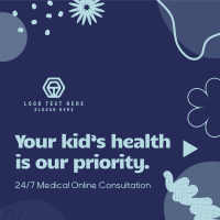 Kiddie Pediatric Doctor Instagram post Image Preview