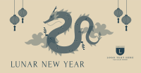 New Year of the Dragon Facebook Ad Design