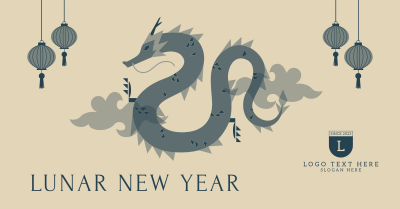New Year of the Dragon Facebook ad Image Preview