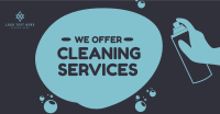 Offering Cleaning Services Facebook Ad Design