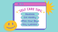 Self Care Tips Facebook event cover Image Preview