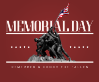 Solemn Memorial Day Facebook post Image Preview