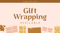 Gift Boxes Facebook Event Cover Design