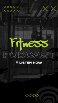 Grunge Fitness Podcast Instagram reel Image Preview