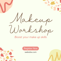 Abstract Beauty Workshop Instagram Post Design