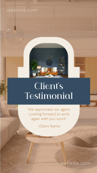 Clean Real Estate Testimonial YouTube short Image Preview
