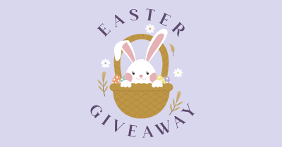 Easter Bunny Giveaway Facebook ad Image Preview