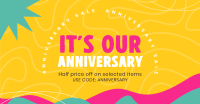 Anniversary Discounts Facebook ad Image Preview