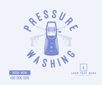 Pressure Washing Facebook Post Design