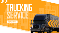 Truck Moving Service Facebook Event Cover Design