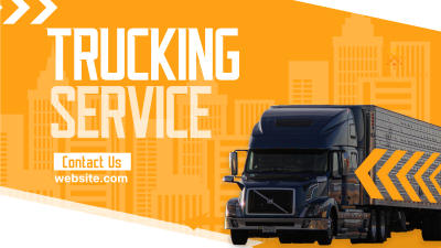 Truck Moving Service Facebook event cover Image Preview