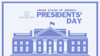 Majestic White House Facebook event cover Image Preview