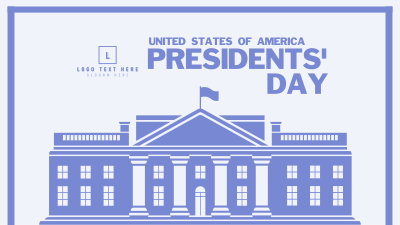 Majestic White House Facebook event cover Image Preview