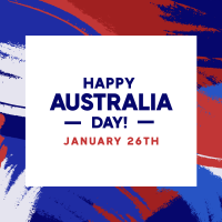Australia Day Paint Instagram post Image Preview