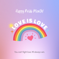 Love Is Love Instagram Post Design