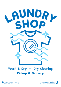 Line Work Laundry Flyer Image Preview