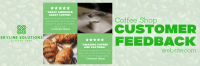 Modern Coffee Shop Feedback Twitter Header Image Preview