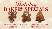 Minimalist Holiday Bakery Specials Animation Preview