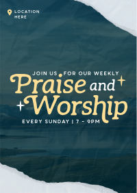 Praise & Worship Flyer Image Preview