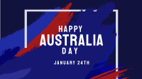 Happy Australia Zoom Background Design