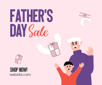 Fathers Day Sale Facebook Post Design
