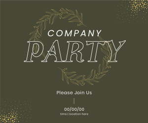 Company Party Facebook post