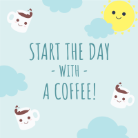 Morning Coffee Instagram Post Design