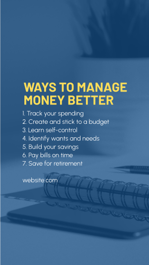 Ways to Manage Money Instagram story Image Preview