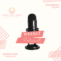 Weekly Podcast Instagram Post Design