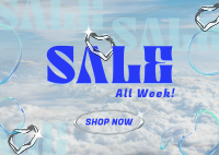 Sale All Week Postcard Design