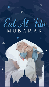 Joyous Eid Al-Fitr Facebook story Image Preview