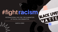 Elimination of Racial Discrimination Facebook Event Cover Design