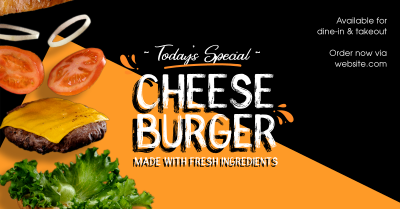 Deconstructed Cheeseburger Facebook ad Image Preview