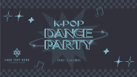 Kpop Y2k Party Facebook Event Cover Design