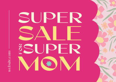 Mother's Day Sale Promo Postcard Image Preview