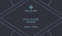 Diamond Deco Business Card Preview