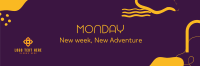 Monday Adventure Twitter Header Image Preview