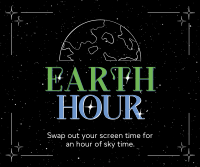 Earth Hour Sky Facebook post Image Preview
