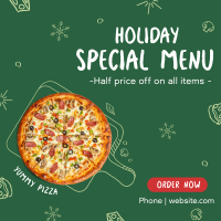 Holiday Pizza Special Instagram post Image Preview