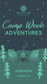 Moonlit Campground Instagram Reel Preview