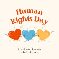 Human Rights Day Instagram Post Design