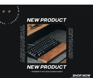 Mechanical Keyboard Facebook post Image Preview