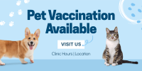 Pet Vaccination Twitter post Image Preview